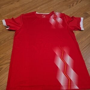 Vibrant Red Men's Short Sleeve Tee